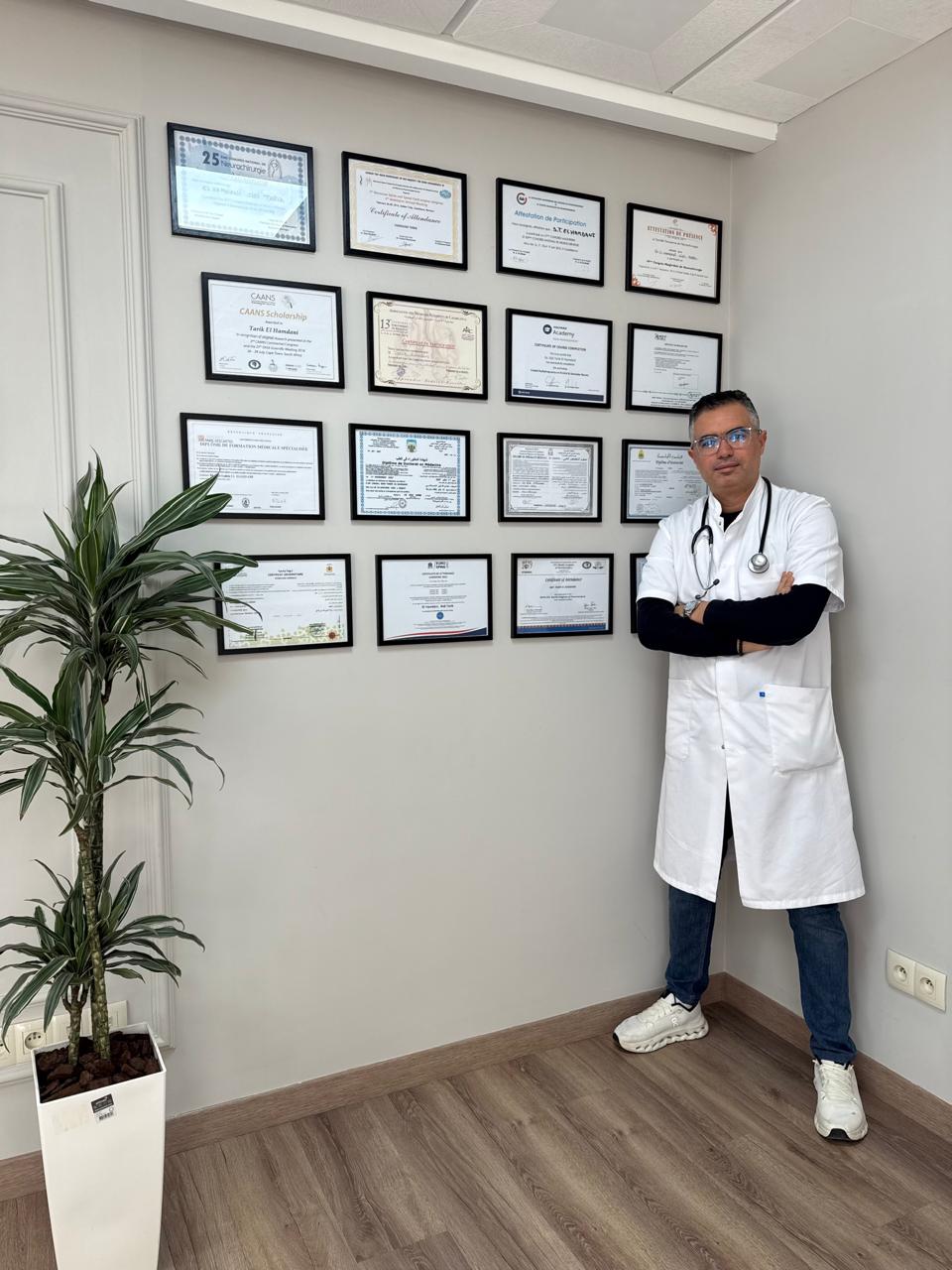 Dr Tarik El Hamdani neurochirurgien spécialisé Maroc